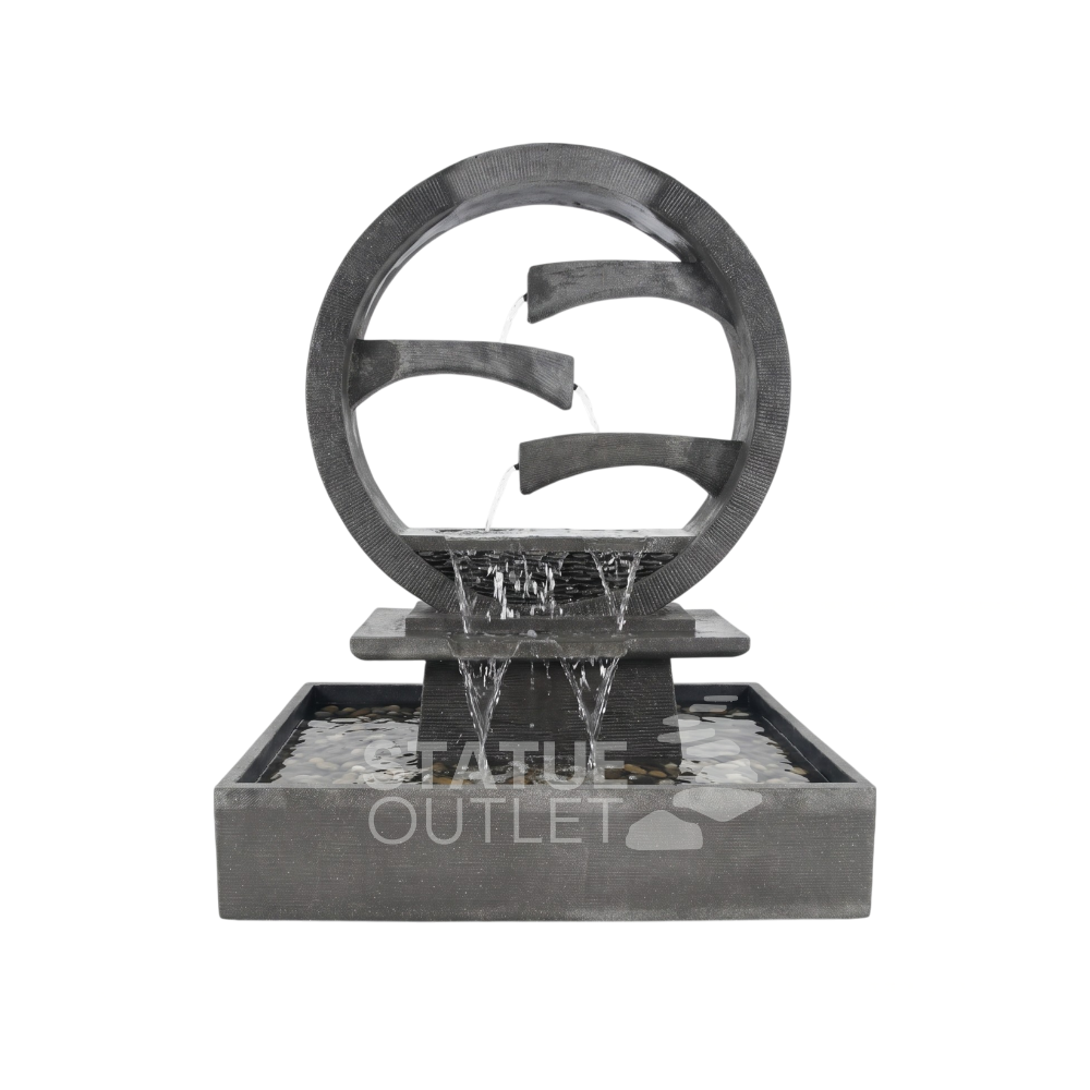Wagon Wheel Fountain - Large