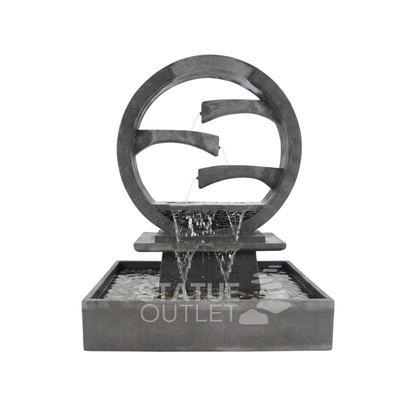 Wagon Wheel Fountain - Large
