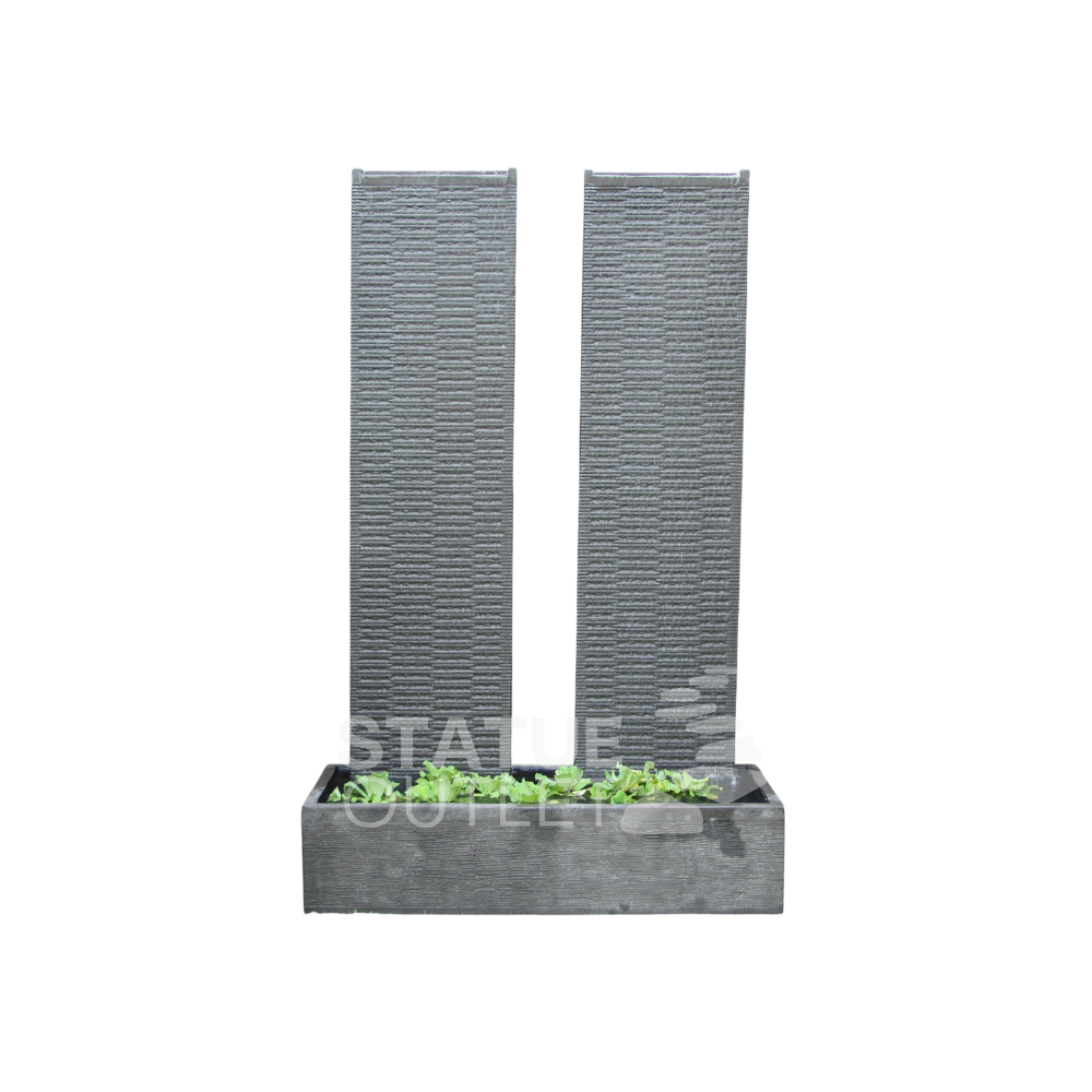 Twin Ripple Wall Fountain