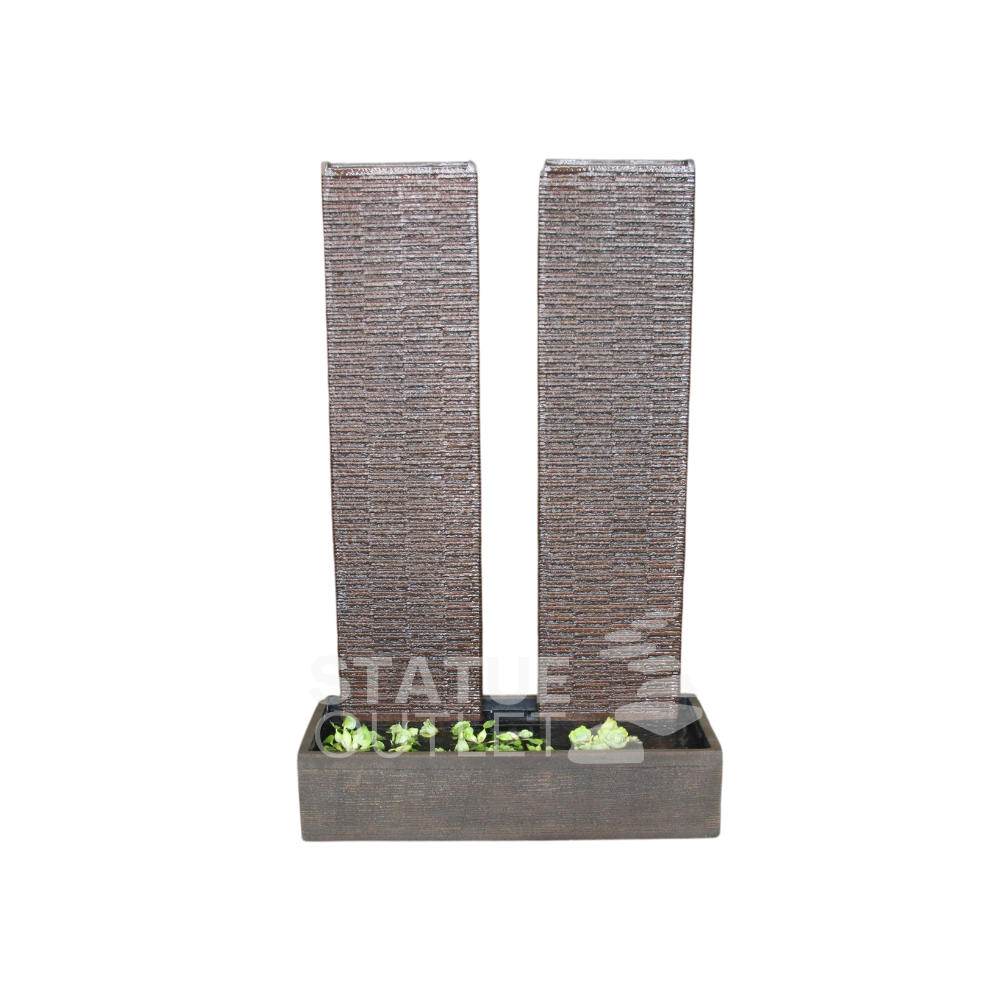 Twin Ripple Wall Fountain