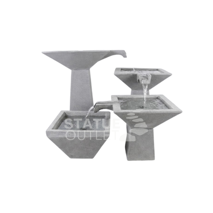 3 Tier Cascade Fountain - Medium
