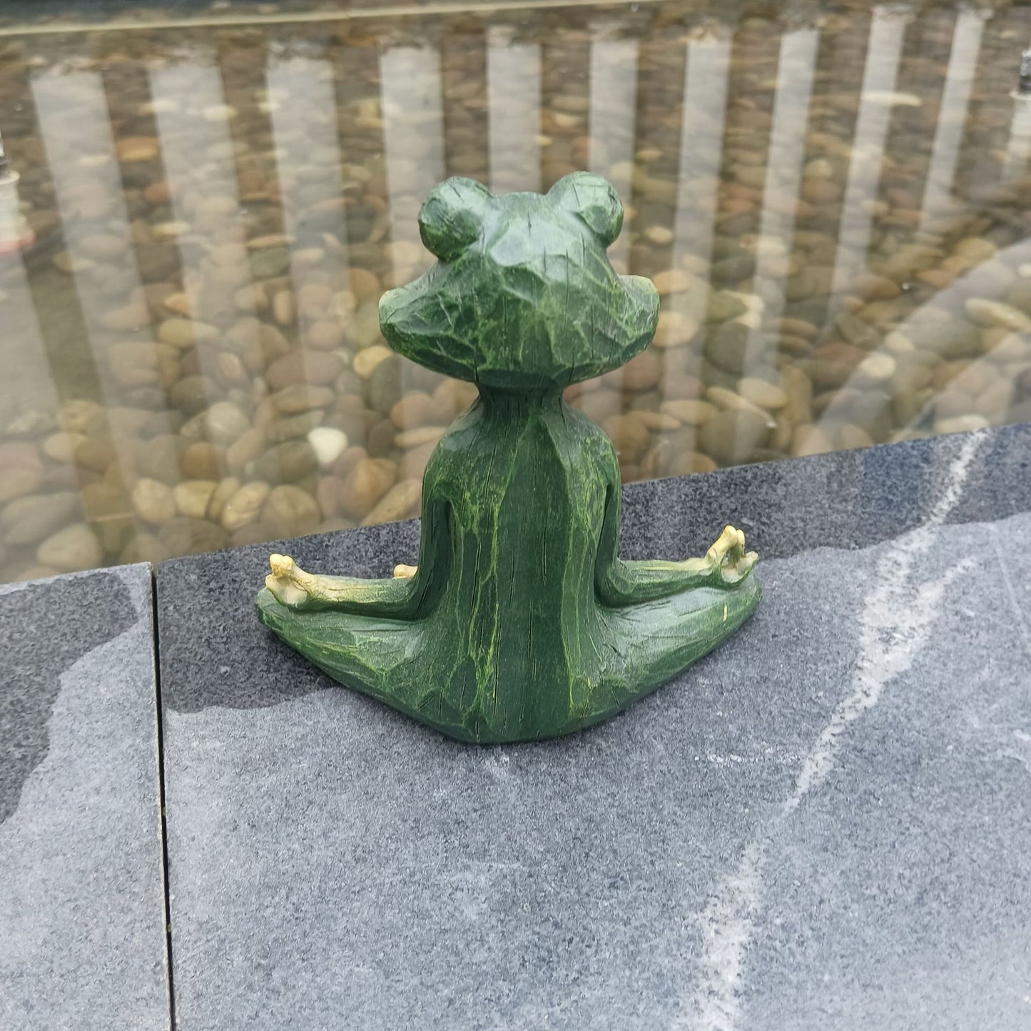 Peaceful Pond Yogi Frog