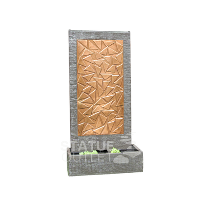Abstract Copper Wall Fountain
