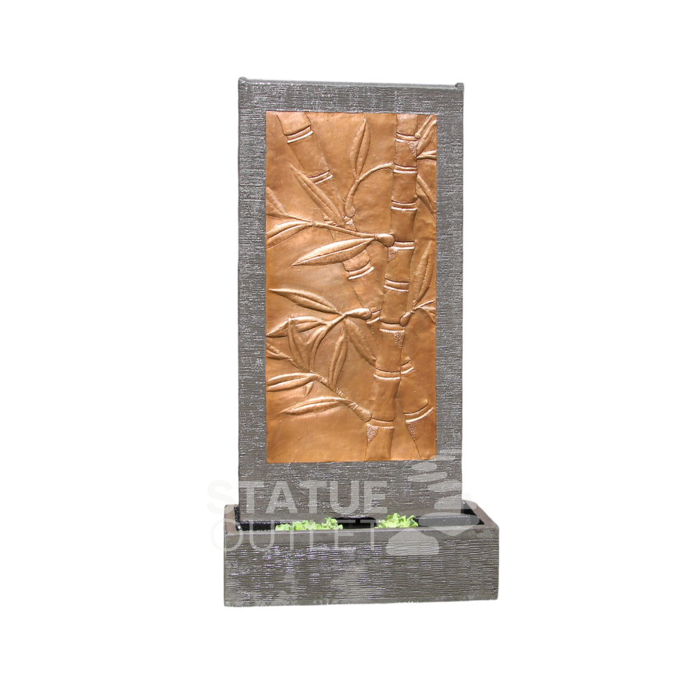 Bamboo Copper Wall Fountain