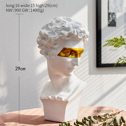 David Resin Statue Sculpture-6