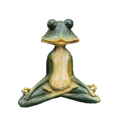 Peaceful Pond Yogi Frog