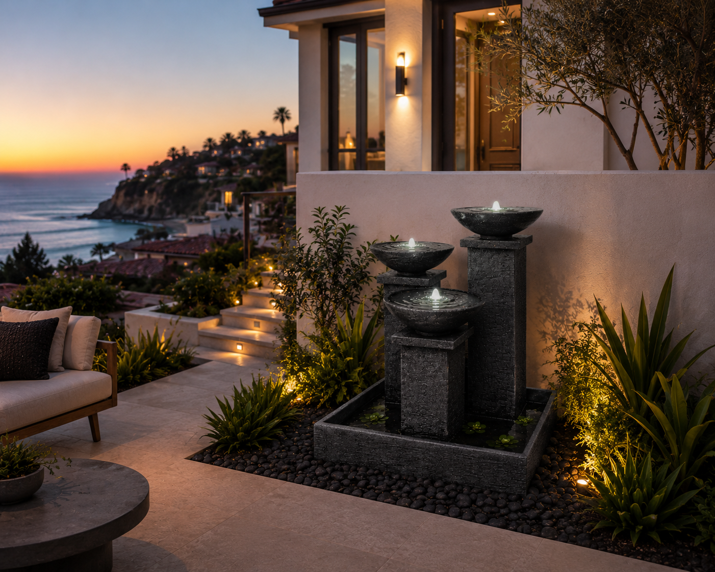 Triple Bowl Fountain
