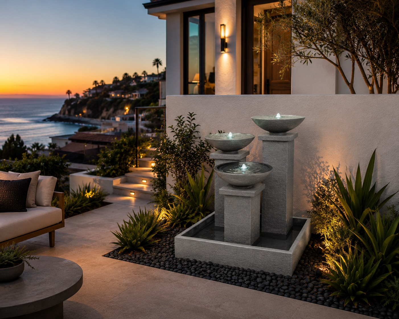 Triple Bowl Fountain