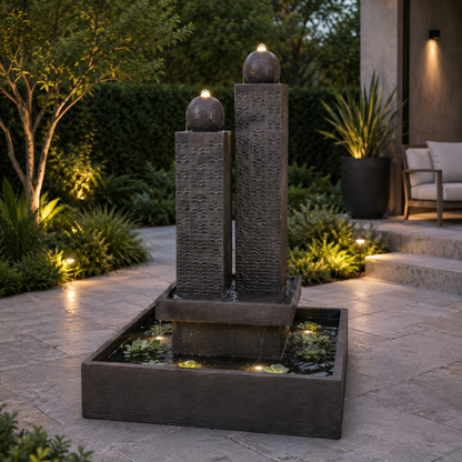 Twin Column Fountain