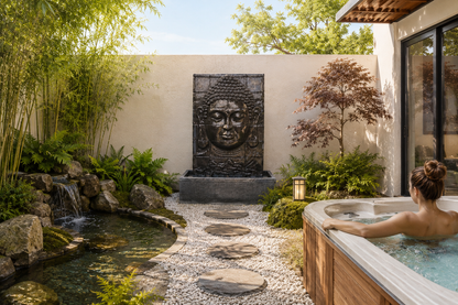 Buddha Face Fountain