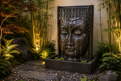 Modern Buddha Face Fountain