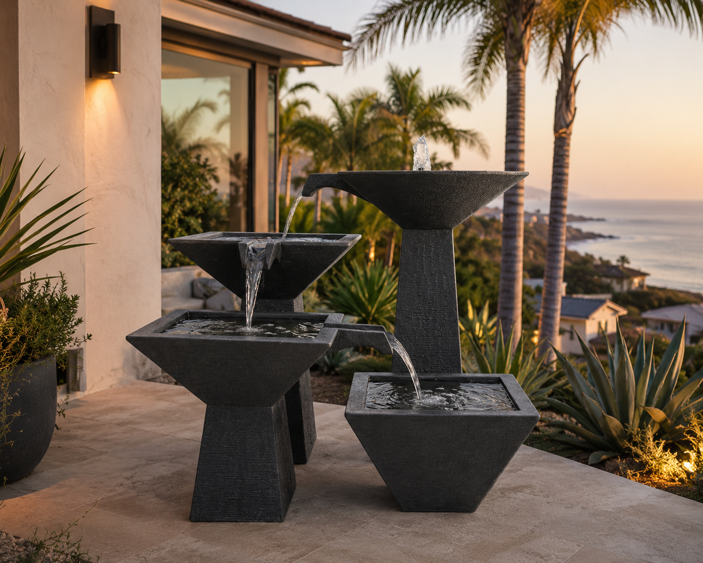 3 Tier Cascade Fountain - Large