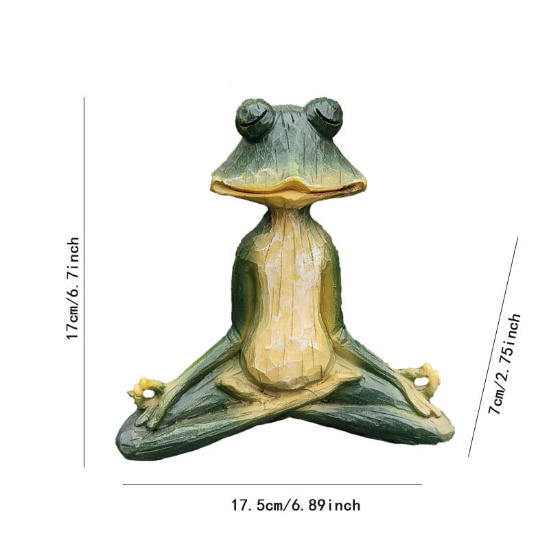 Peaceful Pond Yogi Frog