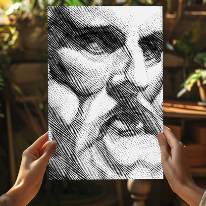 Statue Head Contemporary Aluminum Print