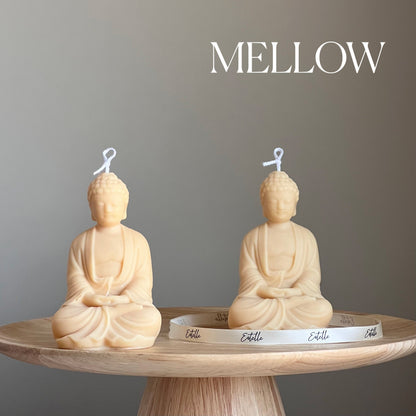 Soy Wax Buddha Candle: Sculptural Statue Candle, Home Decor-3