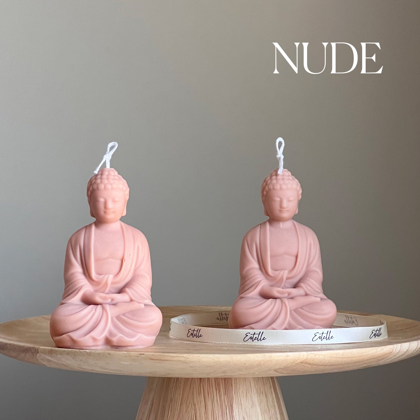 Soy Wax Buddha Candle: Sculptural Statue Candle, Home Decor-1